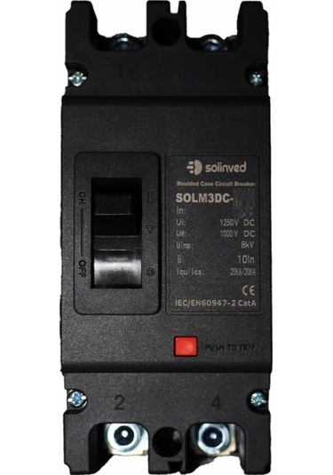 Solinved 315a 1000v 2 Kutuplu Dc Şalter - Solm3dc-315