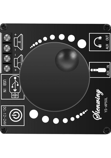 Jms 2 Kanal Bluetooth 5.1 Dijital Ses Amplifikatörü Devre Kartı Modülü Yüksek Ve Düşük Ton Ayarı