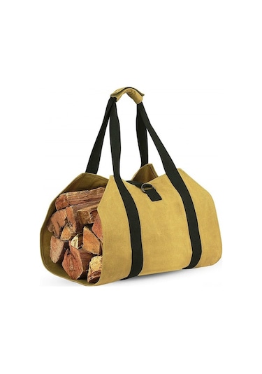 Trendooze Taşınabilir Taşıma Siyah Olan Odun Odun Kolları Kesim Kamp İyi İçin Hediyeler Hava Fonksiyonlu En Depolama Dayanıklı Çok Çantası, Çantası, Çantası, Açık Gm Siyah