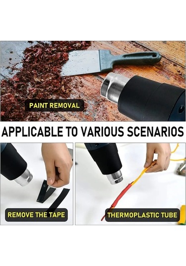 Createtech 2000w Isı Tabancası - 2 Sıcaklık Seçenek