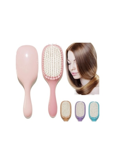 Venturemart Şeker Renk Saç Fırçası Düzleştirici Saç Tarak Saç Şekillendirici Anti-statik Masaj Ta