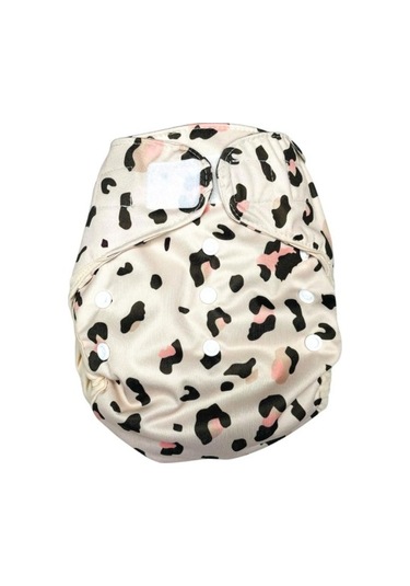 Yıkanabilir Bebek Bezi Tek Beden Cover Leopar Standart