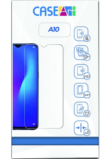 Samsung A10 ile Uyumlu Temperli Kırılmaz Cam Ekran Koruyucu