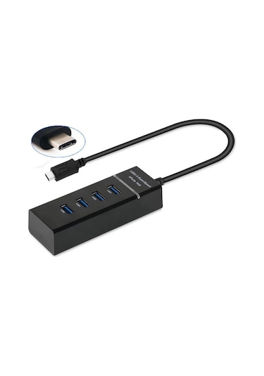 Usb Type C To 4 Port Usb 3.0 Çevirici Hub Çoklayıcı Type C