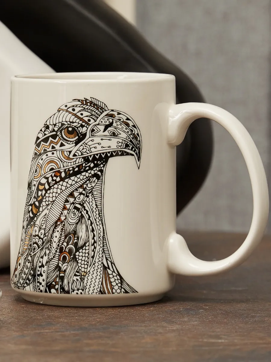 Lefard Çay Ve Kahve İçin Porselen Bardak 500 Ml 164707813 Siyah