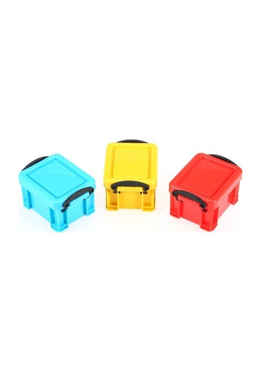 Didadodo Rc Araçlar İçin Plastik Depolama Kutusu - Kırmızı, Sarı, Mavi Renk Seçenekleri, Pratik Kapaklı