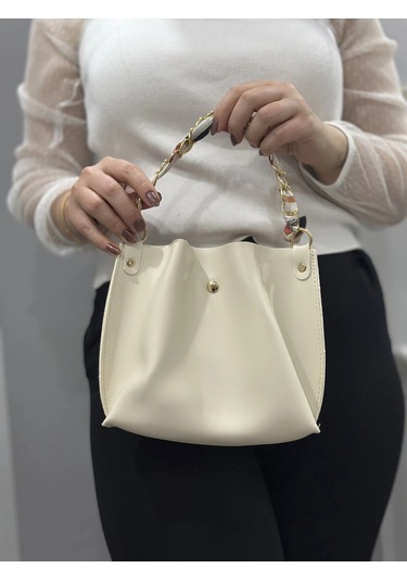 Biçomi Krem Cilt Zrm Çanta Krem