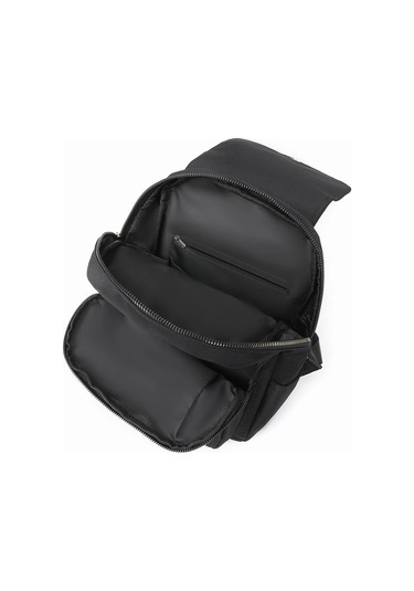 Lichen Kadın Moda Yönlü Naylon Sırt Çantaları Su Geçirmez Büyük Siyah