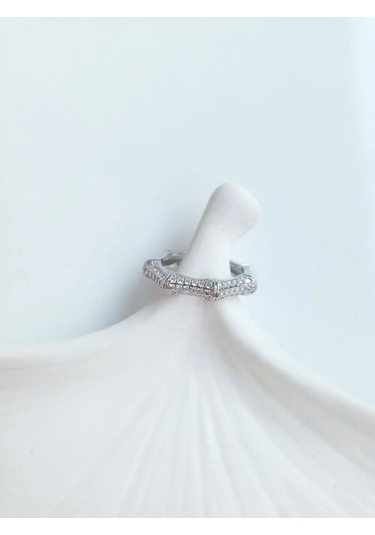 Vip Silver Kemik Yüzük Sevgiliye Hediye Gümüş