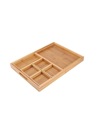 Meyve Tepsisi, Çay Töreni Aksesuarları Kombinasyonu Bambu Kurutulmuş Meyve Tepsisi Atıştırmalık Tabak Tutucu Ev Çay Töreni İçin