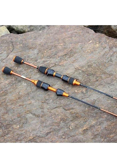 Lemestar Ul Karbon Mikro Yem Lovalı Kamış - 1.8m Düz Sap, Ultra Yumuşak Somunlu Turuncu Balık Kamışı