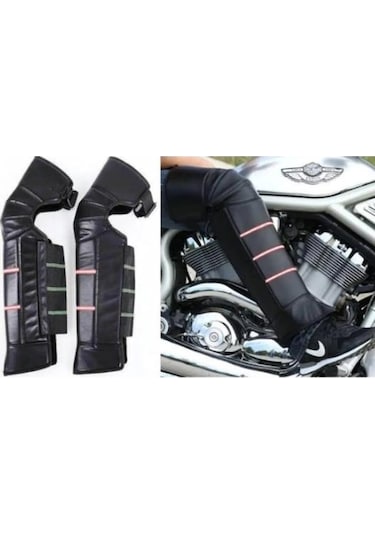 Bike Sky Motorsiklet Diz ve Bacak Koruma Siyah