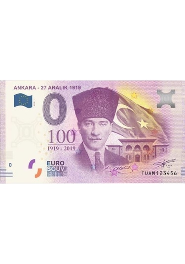 0 Euro Hatıra ve Koleksiyon Parası - Ankara 2019