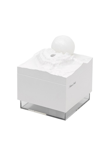 Moon Meteorite Mini Nemlendirici Renkli Gece Işıklı Beyaz