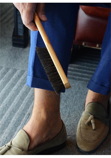 Nyn Ahşap Fırça At Kılı Elbise Ayakkabı Fırçası 25 Cm Uzunlu N11.6891