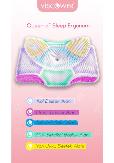 Queen Of Sleep Boyun Destekli Güzellik Yastığı