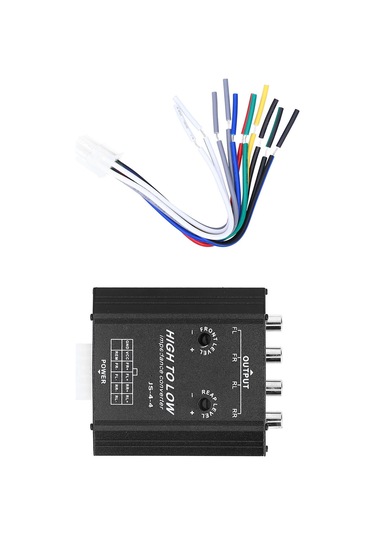 Reedark 4 Kanal Oto Ses Yüksekten Düşük Frekans Filtresi Dönüştürücü - Gürültü Engelleme, Rca Çıkışlı, Hızlı Isı Dağıtımı