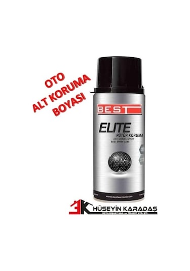 BEST SİYAH PÜTÜR SPREY OTO BOYA KORUMA 400 ML