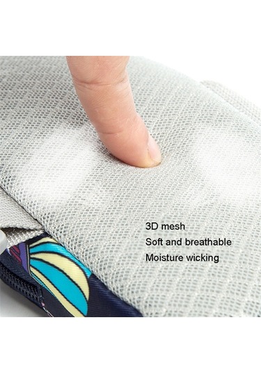 18 X 9 Cm Sıcak Hava Balonu Desenli Elastik Kol Bandı Koşu Için Cep Telefonu Kesesi Boyut: L - Gül