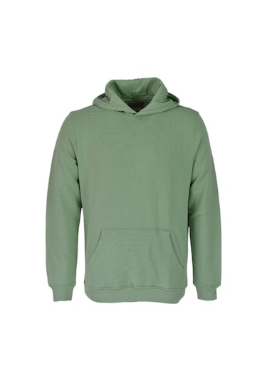 Dynamo Erkek Kapüşonlu Basic Sweatshirt R2248 Bgl-st03192 Elma Yeşili
