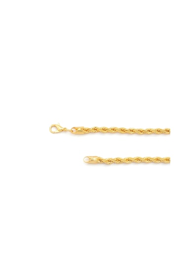 Çelik Zincir Altın Kaplama Burgu Model 4 Mm Zn-129 Altın