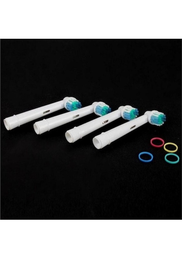 Tüm Şarjlı Diş Fırçaları ile Uyumlu 4'lü Yedek Başlık