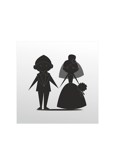 Folyo Sticker Nikah 160cm Uzunluk Siyah