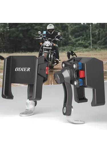 Motosiklet Ve Scooter İçin Dikiz Ayna Uyumlu Telefon Tutucu Pb11