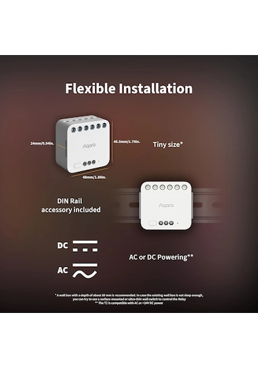 Aqara Akıllı Çift Role Modülü