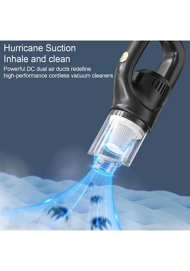 CBTxGlobal Güçlü Taşınabilir Kablosuz Şarjlı Araç Süpürgesi Yeşil