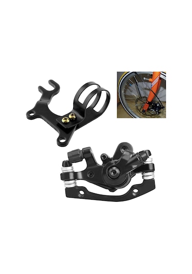 Qingmipy Bisiklet V Freni Disk Freine Dönüştürücü Seti - Çelik Braket + Aluminyum Kaliper - 160mm Disk Uyumlu - Ön/arka Teker Seçenekli Çok Renkli