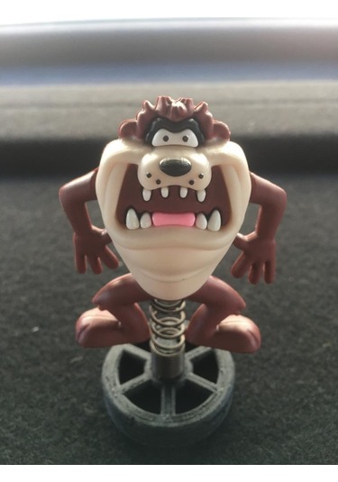 Zıp Zıp Oyuncak Tazmanya Canavarı Yaylı Her Yöne Sallanan