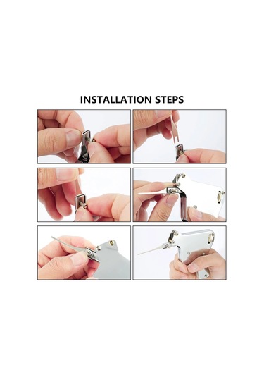 Hangfox Stainless Steel Profesyonel Kilitleme Aracı Seti - 6 Parça Kilidi Açma, Tamir Ve Anahtar Takımı