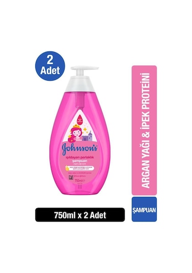 Johnson's Baby Işıldayan Parlaklık Bebek Şampuanı 2 x 750 ML