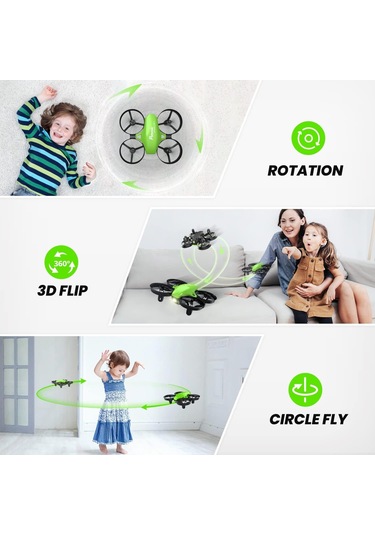 Potensic Firefly A20 Mini Drone - Çocuklar Ve Yeni Başlayanlar İçin Kumandalı Mini Oyuncak Drone Pervane Korumalı