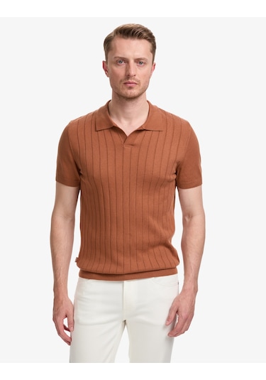 Pierre Cardin Erkek Açık Kahverengi Kazak /triko 50325074-vr002