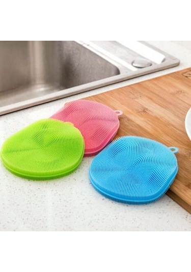 Silikon Bulaşık Yıkama Süngeri 2 Adet - 24242400031sa Çok Renkli