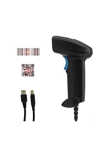 Lemestar "usb Ve Rs-232 Bağlantılı El Tipi 1d/2d Barkod Okuyucu - Windows/android Uyumlu"