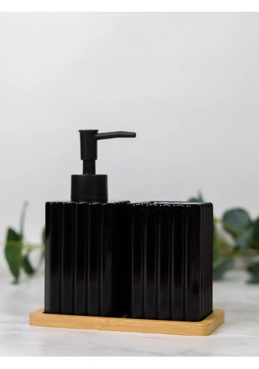 Denezo Banyo Ve Tuvalet Aksesuarları Seti 211384536 Siyah