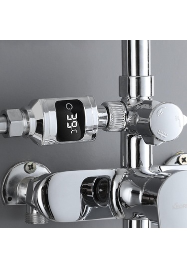 Suntek Duş Sıcaklık Göstergesi Termometresi Led Dijital Ekran