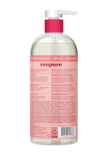 Renpure Elma Sirkesi Ve Aloe Vera Arındırıcı Şampuan 710ml