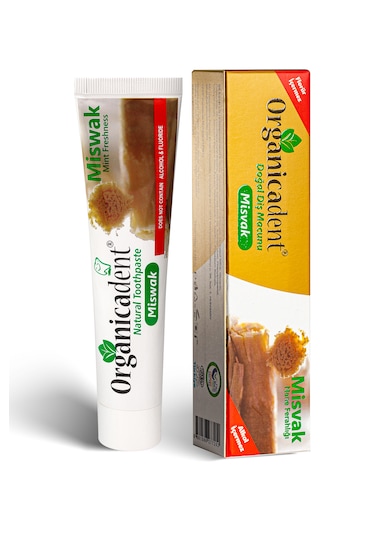 Organicadent Misvaklı Doğal Diş Macunu 75ml Beyazlatma