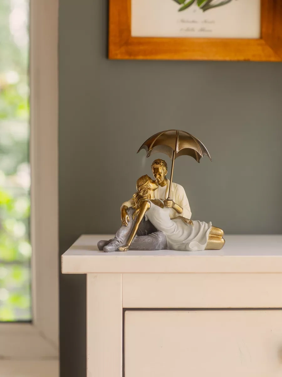 Lefard İç Dekorasyon İçin Raf Figürü "aşıklar" 15 Cm 140639129