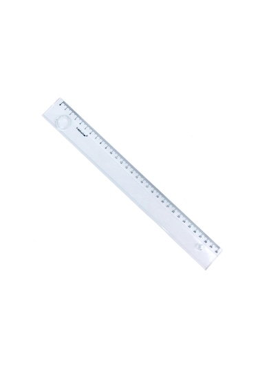 Yıldızlar 010 Mercekli Plastik Cetvel 30 CM Şeffaf