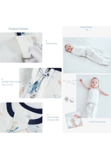 Xindoker Yeni Doğan Bebek Pamuklu Sarıcak, 3-4 Ay İçin M Boy, Yelken Gemisi Desenli Kucak Örtüsü