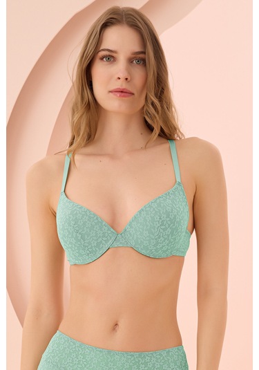 Loya Kadın Su Yeşili Nirvana Destekli Tek Sütyen Su Yesılı