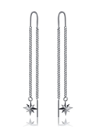 Lucente Uzun Gümüş Zarf Küpeler 185636710 Diğer