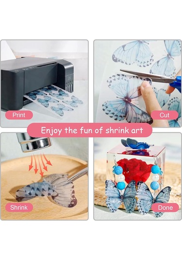 Yazdırılabilir Büzüşen Plastik Levhalar, Yazdırılabilir Büzüşen Plastik Levhalar, 6 Levha