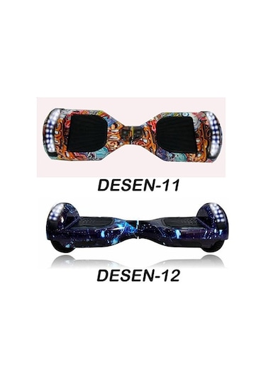 Smartstore Üst Led Işık Smart Scooter Elektrikli Kaykay Hoverboard Bluetooth