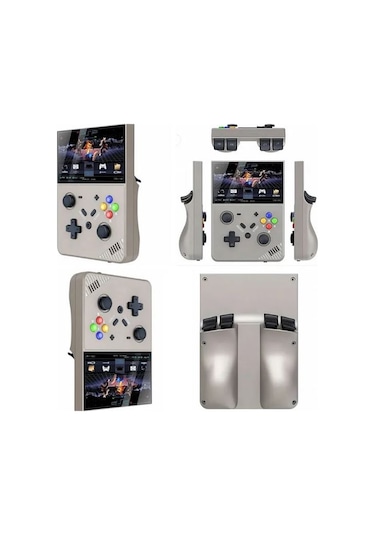 Konsol Plus R43 Pro M18 Retro 20 000 Oyunlu Taşınabilir El Oyun Konsolu Gri